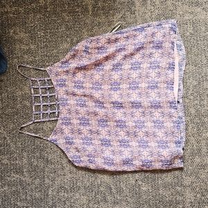 HI SUMMER!!! ☀️ 💖 FOREVER 21 PATTERNED WAFFLE BACK TANK TOP🧇